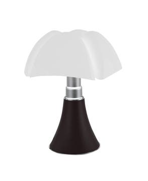Lampe à poser MINI PIPISTRELLO SANS FIL de Martinelli Luce, Marron foncé Lampe à poser MINI PIPISTRELLO SANS FIL de Martinelli Luce, Marron foncé