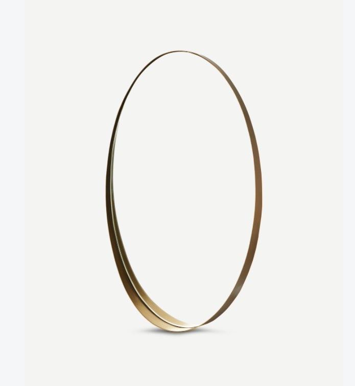 Miroir OVAL SHELF de Pols Potten, Or Miroir OVAL SHELF de Pols Potten, Or