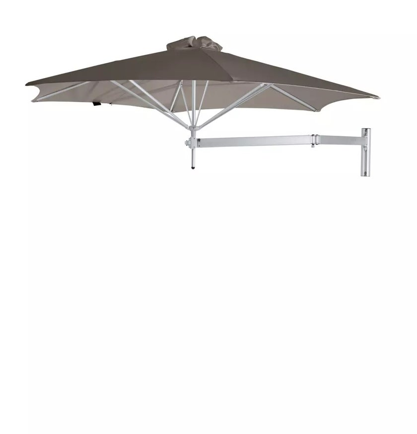 Parasol PARAFLEX NEO Ø.300 de Umbrosa, Tissu Solidium, Taupe