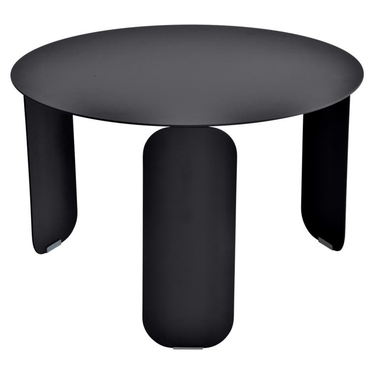 Table basse BEBOP de Fermob, D. 60, Réglisse Table basse BEBOP de Fermob, D. 60, Réglisse