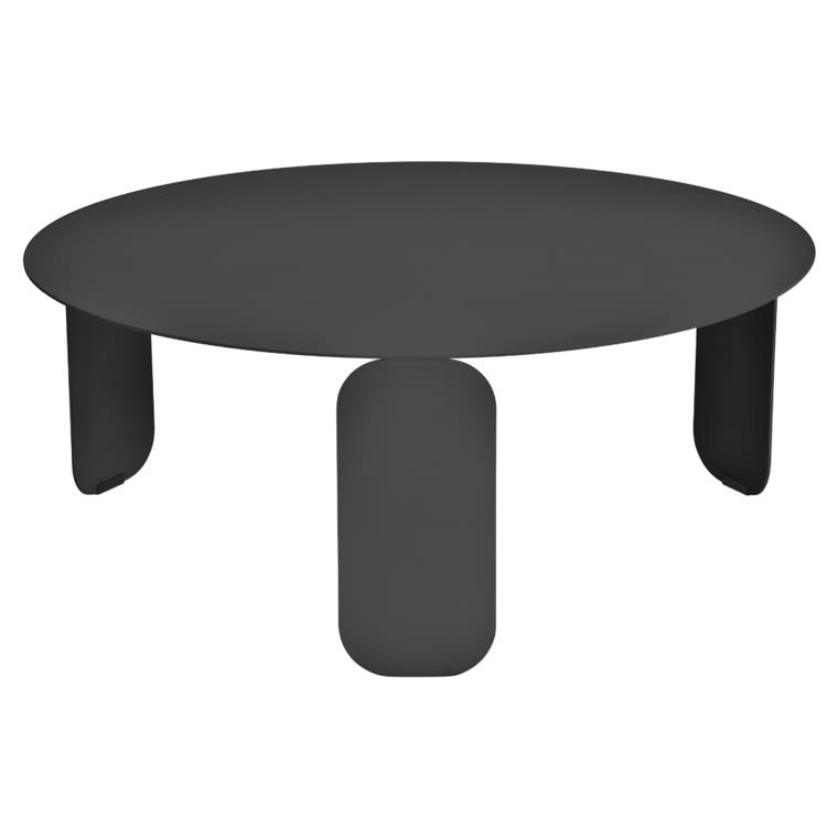 Table basse BEBOP de Fermob, D. 80, Réglisse Table basse BEBOP de Fermob, D. 80, Réglisse