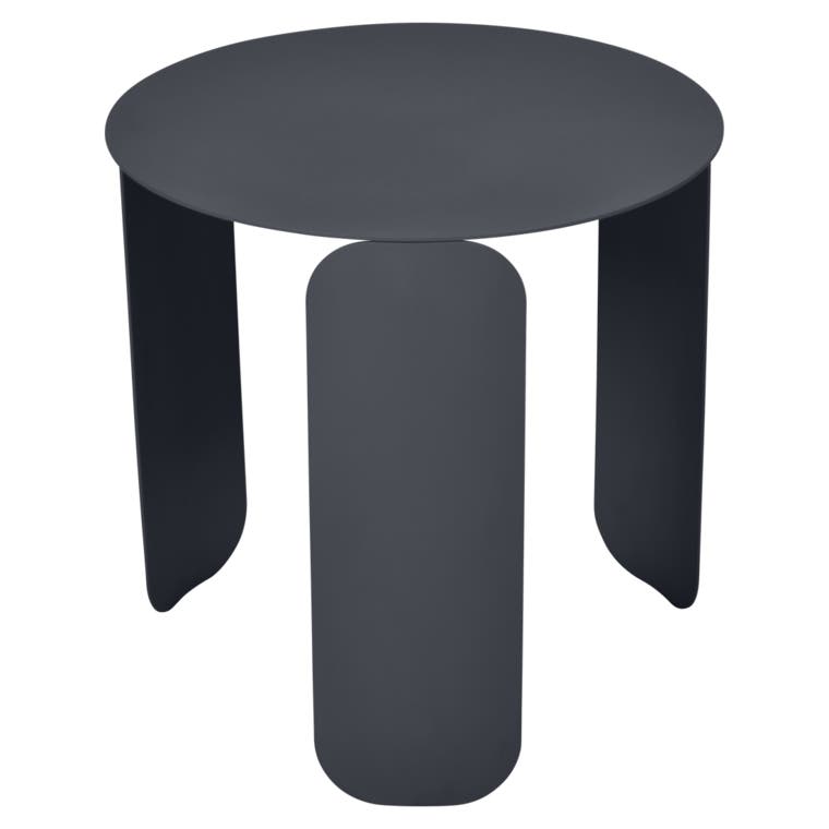 Table basse BEBOP de Fermob, D. 45, Carbone Table basse BEBOP de Fermob, D. 45, Carbone