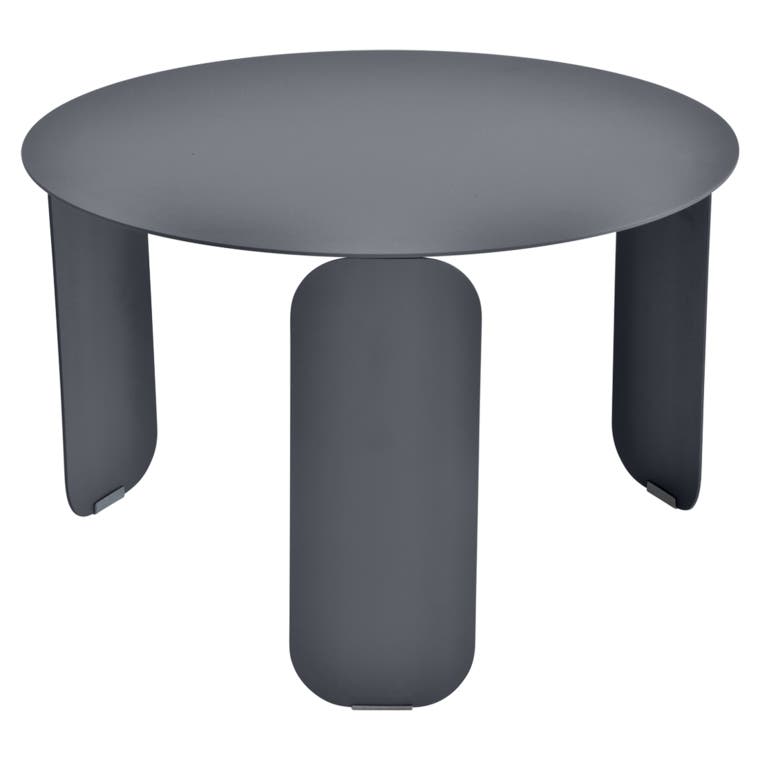 Table basse BEBOP de Fermob, D. 60, Carbone Table basse BEBOP de Fermob, D. 60, Carbone