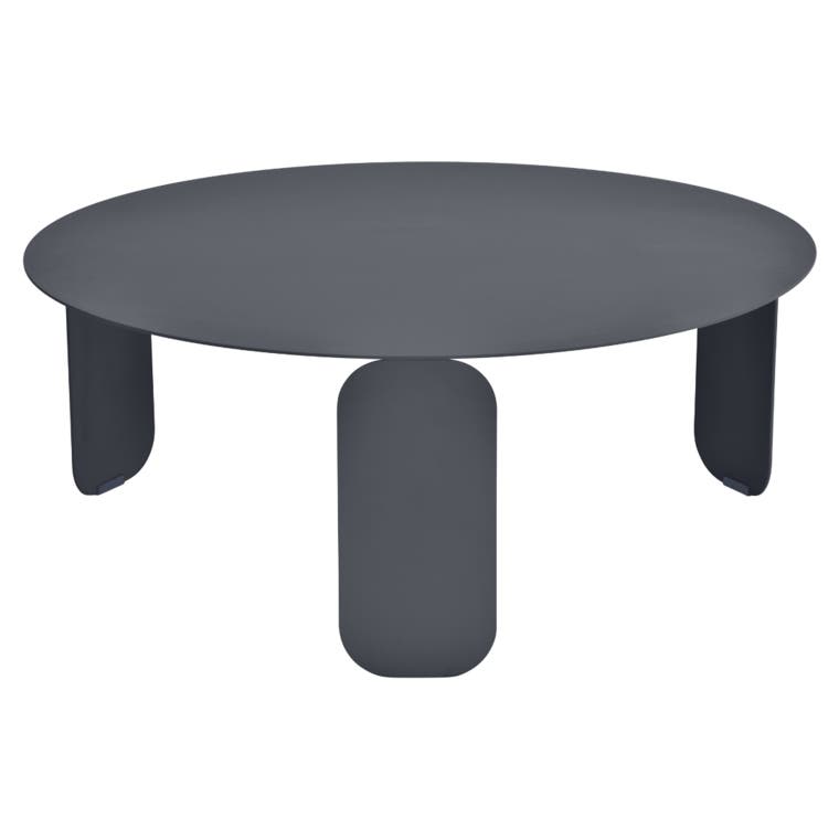 Table basse BEBOP de Fermob, D.80, Carbone Table basse BEBOP de Fermob, D.80, Carbone
