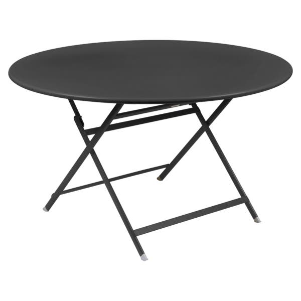 Table ronde CARACTÈRE de Fermob, Carbone Table ronde CARACTÈRE de Fermob, Carbone