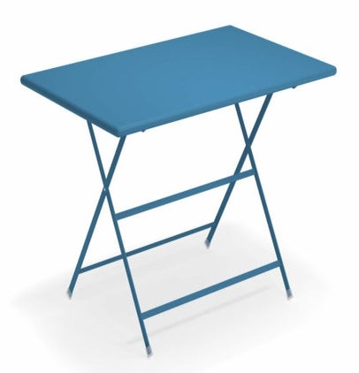 Table rectangulaire ARC EN CIEL de Emu 110 cm, Bleu