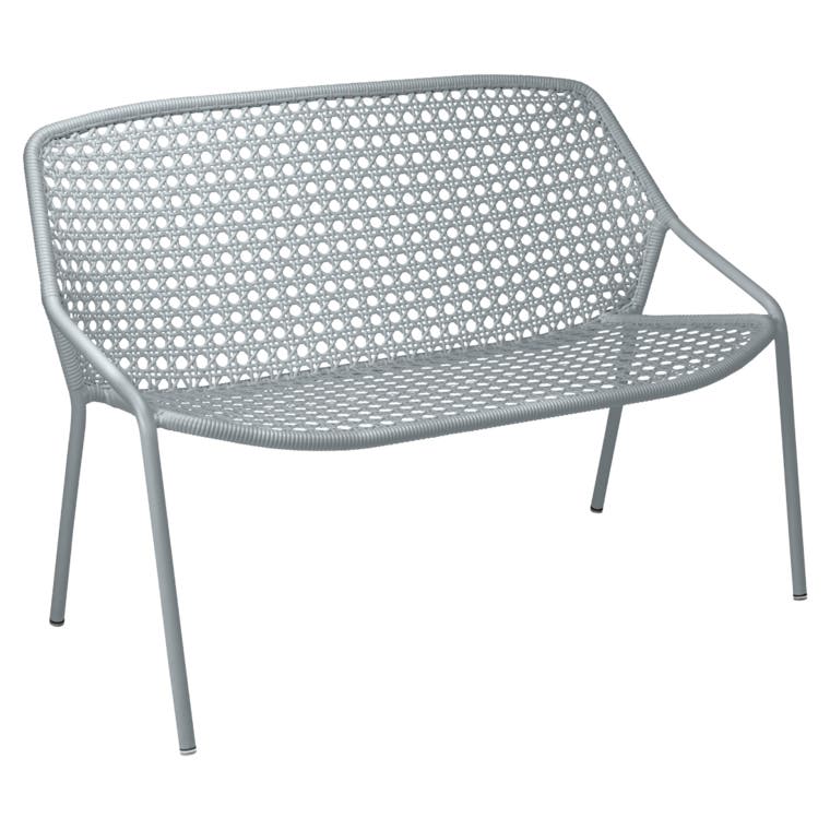 Banquette CROISETTE de Fermob, Gris Orage Banquette CROISETTE de Fermob, Gris Orage