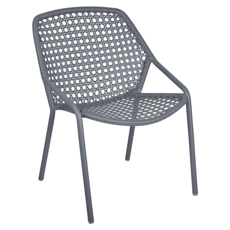 Fauteuil CROISETTE de Fermob, Gris orage Fauteuil CROISETTE de Fermob, Gris orage