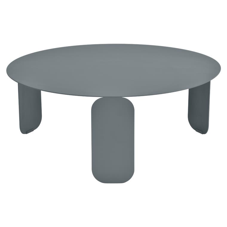 Table basse BEBOP de Fermob, D. 80, Gris orage Table basse BEBOP de Fermob, D. 80, Gris orage