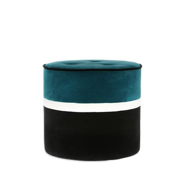 Pouf Léo de Sarah Lavoine, D. 42, Bleu Sarah