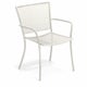 Fauteuil de table ATHENA, Blanc mat