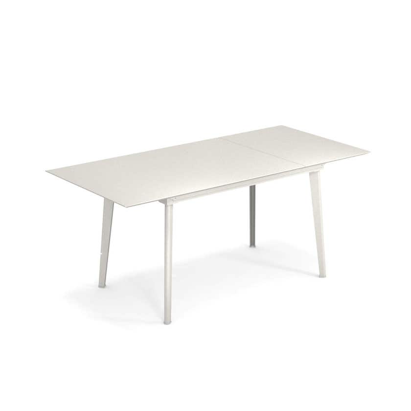 Table extensible PLUS4 BALCONY de Emu, 120/172 x 80 cm, Blanc mat Table extensible PLUS4 BALCONY de Emu, 120/172 x 80 cm, Blanc mat