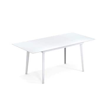Table extensible PLUS4 BALCONY de Emu, 120/172 x 80 cm, Blanc galce
