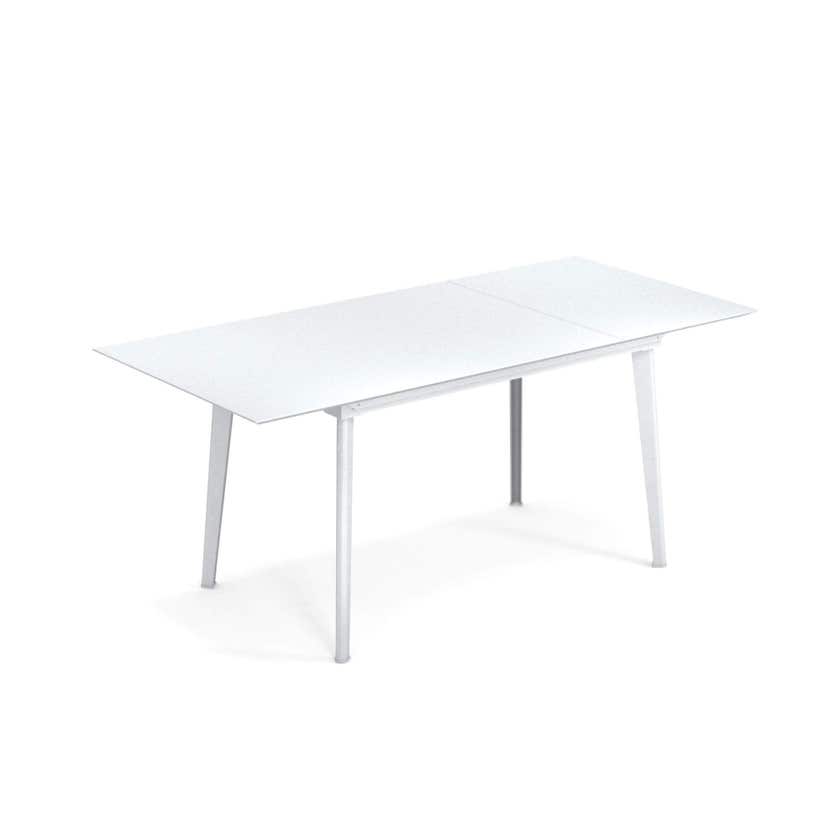 Table extensible PLUS4 BALCONY de Emu, 120/172 x 80 cm, Blanc galce Table extensible PLUS4 BALCONY de Emu, 120/172 x 80 cm, Blanc galce