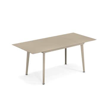 Table extensible PLUS4 BALCONY de Emu, 120/172 x 80 cm, Tourterelle