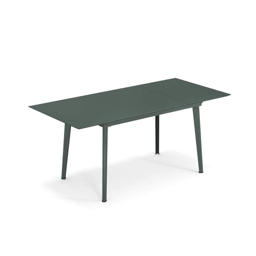 Table extensible PLUS4 BALCONY de Emu, 120/172 x 80 cm, Vert foncé Table extensible PLUS4 BALCONY de Emu, 120/172 x 80 cm, Vert foncé