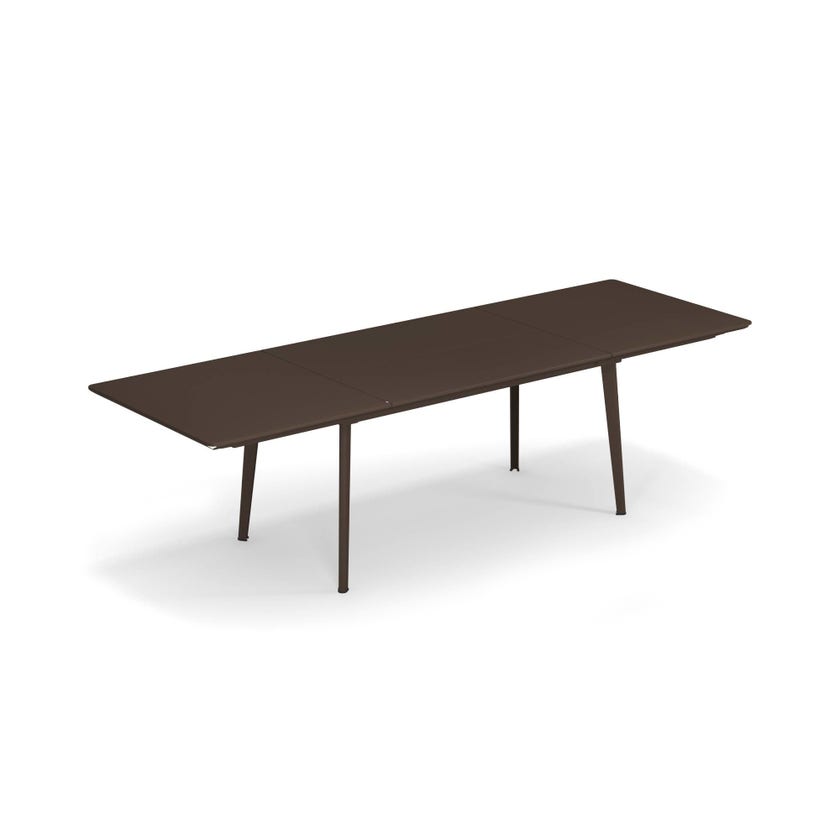 Table extensible PLUS4 de Emu, 160/270 x 90 cm, Marron d'Inde Table extensible PLUS4 de Emu, 160/270 x 90 cm, Marron d'Inde