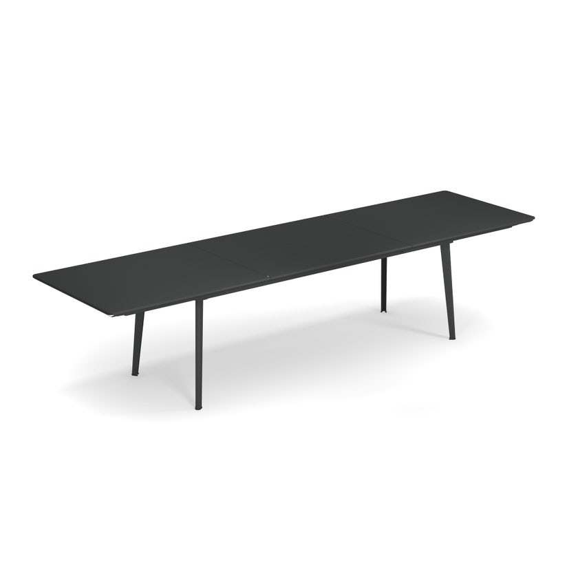 Table extensible PLUS4 de Emu, 220/330 x 90 cm, Fer ancien Table extensible PLUS4 de Emu, 220/330 x 90 cm, Fer ancien