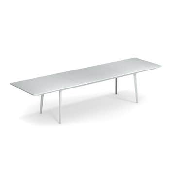Table extensible PLUS4 de Emu, 220/330 x 90 cm, Blanc glace