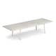 Table extensible PLUS4 IMPÉRIAL, 220/330 x 110 cm, Blanc mat