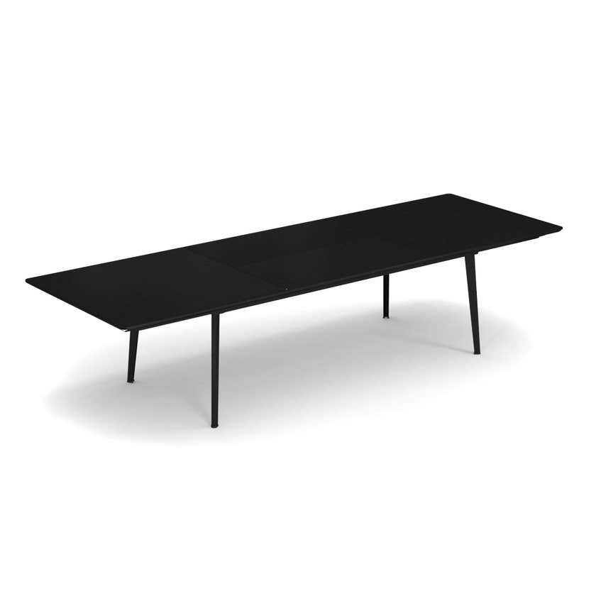 Table extensible PLUS4 IMPÉRIAL de Emu, 220/330 x 110 cm, Noir Table extensible PLUS4 IMPÉRIAL de Emu, 220/330 x 110 cm, Noir