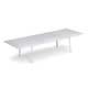 Table extensible PLUS4 IMPÉRIAL, 220/330 x 110 cm, Blanc glace