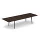 Table extensible PLUS4 IMPÉRIAL, 220/330 x 110 cm, Marron d'Inde