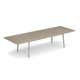 Table extensible PLUS4 IMPÉRIAL, 220/330 x 110 cm, Tourterelle