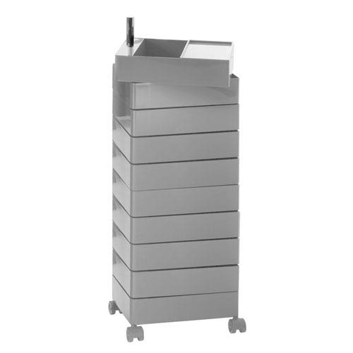 360° CONTAINER 10 TIROIRS, Gris de MAGIS 360° CONTAINER 10 TIROIRS, Gris de MAGIS