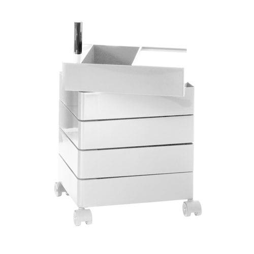 360° CONTAINER 5 TIROIRS, Blanc de MAGIS 360° CONTAINER 5 TIROIRS, Blanc de MAGIS