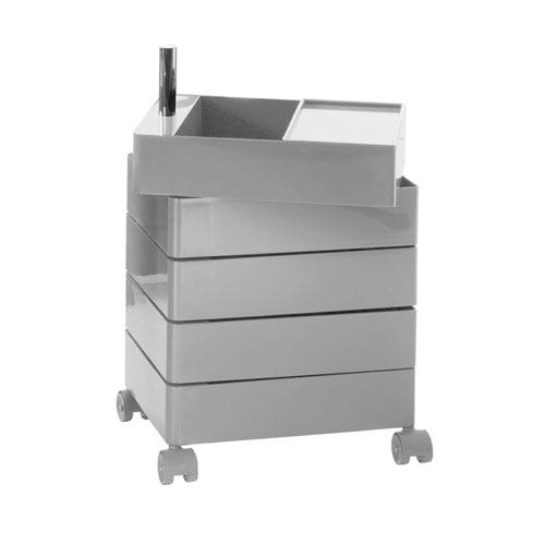 360° CONTAINER 5 TIROIRS, Gris de MAGIS 360° CONTAINER 5 TIROIRS, Gris de MAGIS