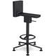 TABOURET PIVOTANT 360°, Noir de MAGIS