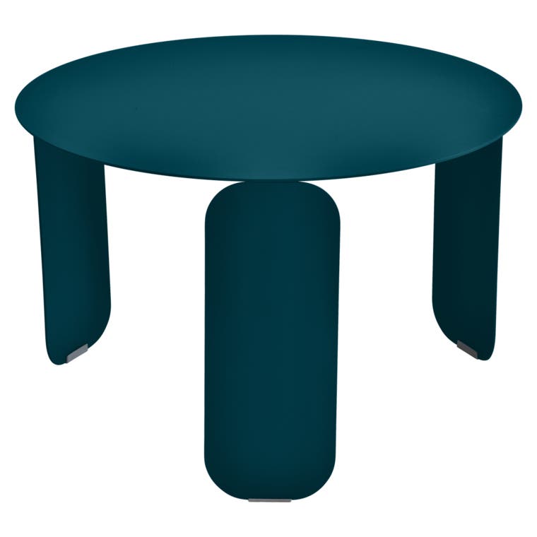 Table basse BEBOP de Fermob, D. 60, Bleu acapulco Table basse BEBOP de Fermob, D. 60, Bleu acapulco