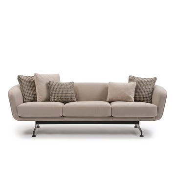 Canapé BETTY de Kartell, Marron, 3 places