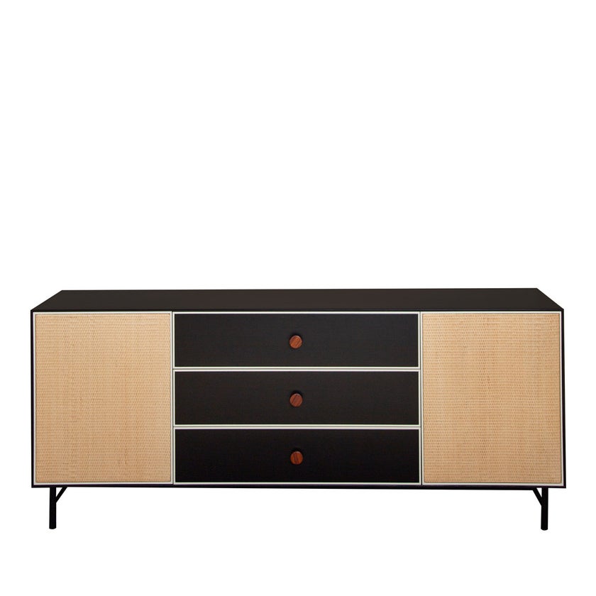 Buffet ESSENCE de Sarah Lavoine, Noir/blanc cassé Buffet ESSENCE de Sarah Lavoine, Noir/blanc cassé