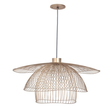 Suspension PAPILLON de Forestier, Taille S, Champagne