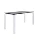 Table FOUR de Kartell, 190 x 79, Piètement blanc, Plateau noir