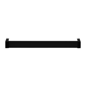 Porte serviette RAIL mural 45 cm de Kartell, Noir brillant