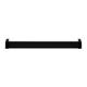 Porte serviette RAIL mural 45 cm, Noir brillant