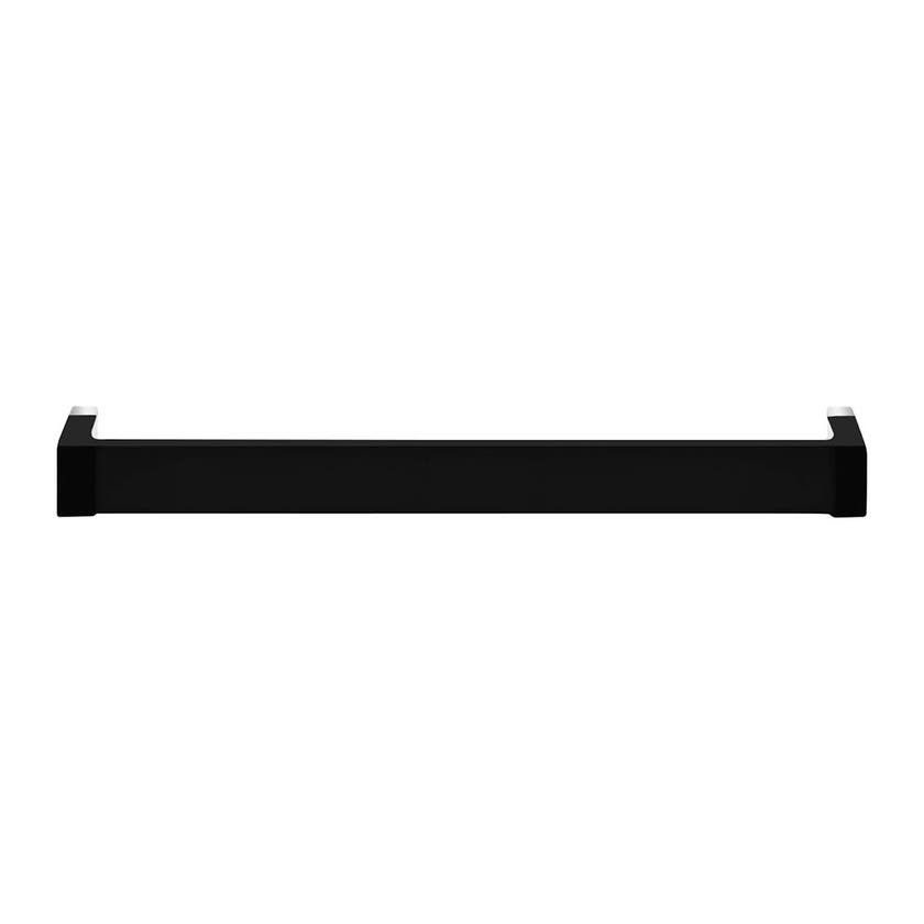 Porte serviette RAIL mural 45 cm de Kartell, Noir brillant Porte serviette RAIL mural 45 cm de Kartell, Noir brillant