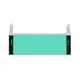Porte serviette RAIL mural 45 cm, Vert algue marine