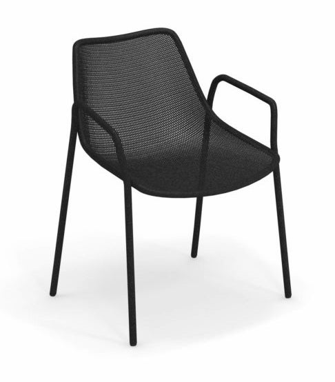 Fauteuil ROUND de Emu, Noir Fauteuil ROUND de Emu, Noir