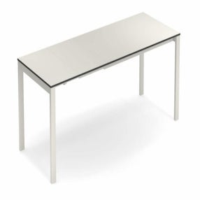 Table extensible ROUND de Emu, Blanc mat - Blanc 