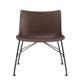 Chaise P/WOOD, Hêtre foncé, Noir