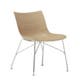 Chaise P/WOOD de Kartell, Frêne clair, Chromé 