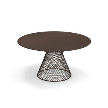 Table ronde COMO de Emu, Marron d'Inde