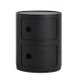 Meuble de rangement COMPONIBILI MAT, 2 éléments, Noir
