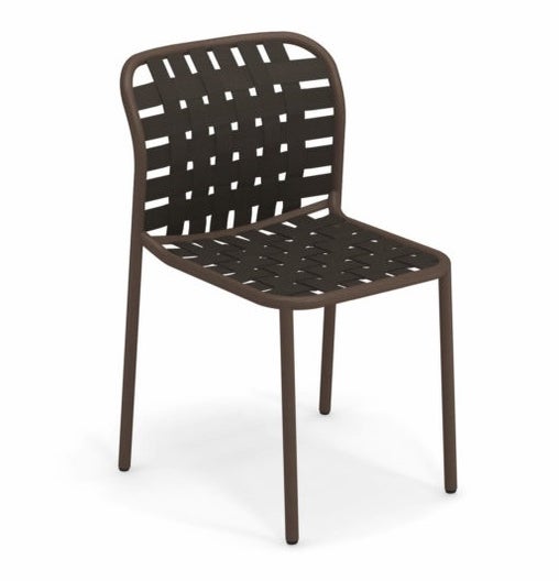 Chaise YARD de Emu, Marron D'Inde