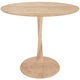 Table à manger TORSION d'Ethnicraft en chêne, 127 x 127 x 76 cm