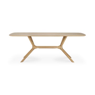 Table X en chêne d'Ethnicraft, 200 x 100 cm, Finition huilé Table X en chêne d'Ethnicraft, 200 x 100 cm, Finition huilé